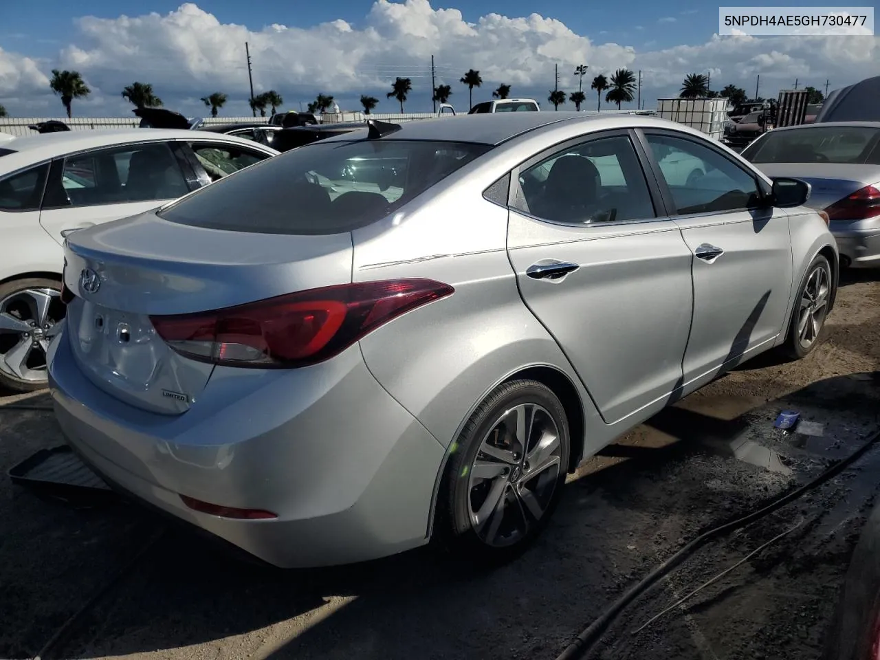 2016 Hyundai Elantra Se VIN: 5NPDH4AE5GH730477 Lot: 77193374