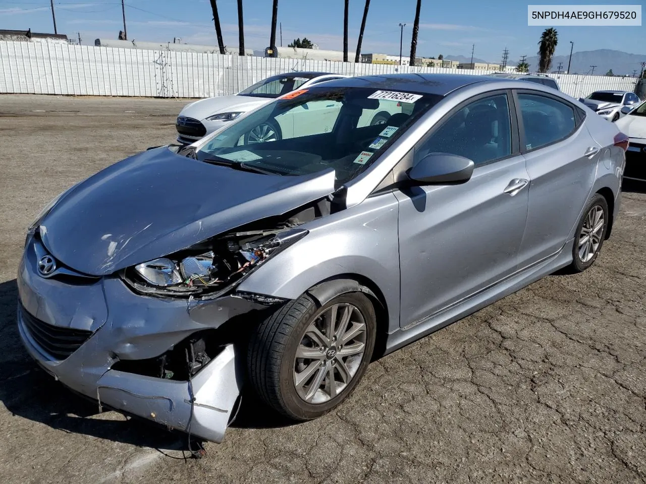 5NPDH4AE9GH679520 2016 Hyundai Elantra Se