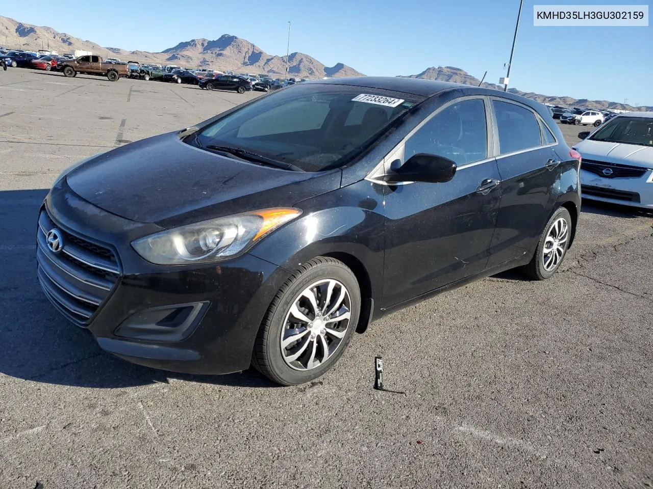 2016 Hyundai Elantra Gt VIN: KMHD35LH3GU302159 Lot: 77233264