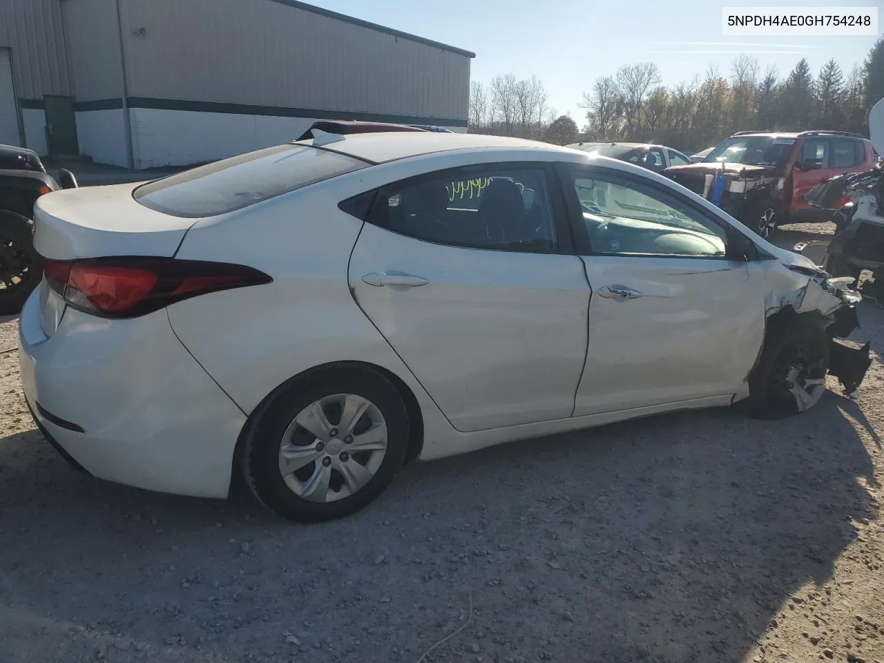 2016 Hyundai Elantra Se VIN: 5NPDH4AE0GH754248 Lot: 77394944