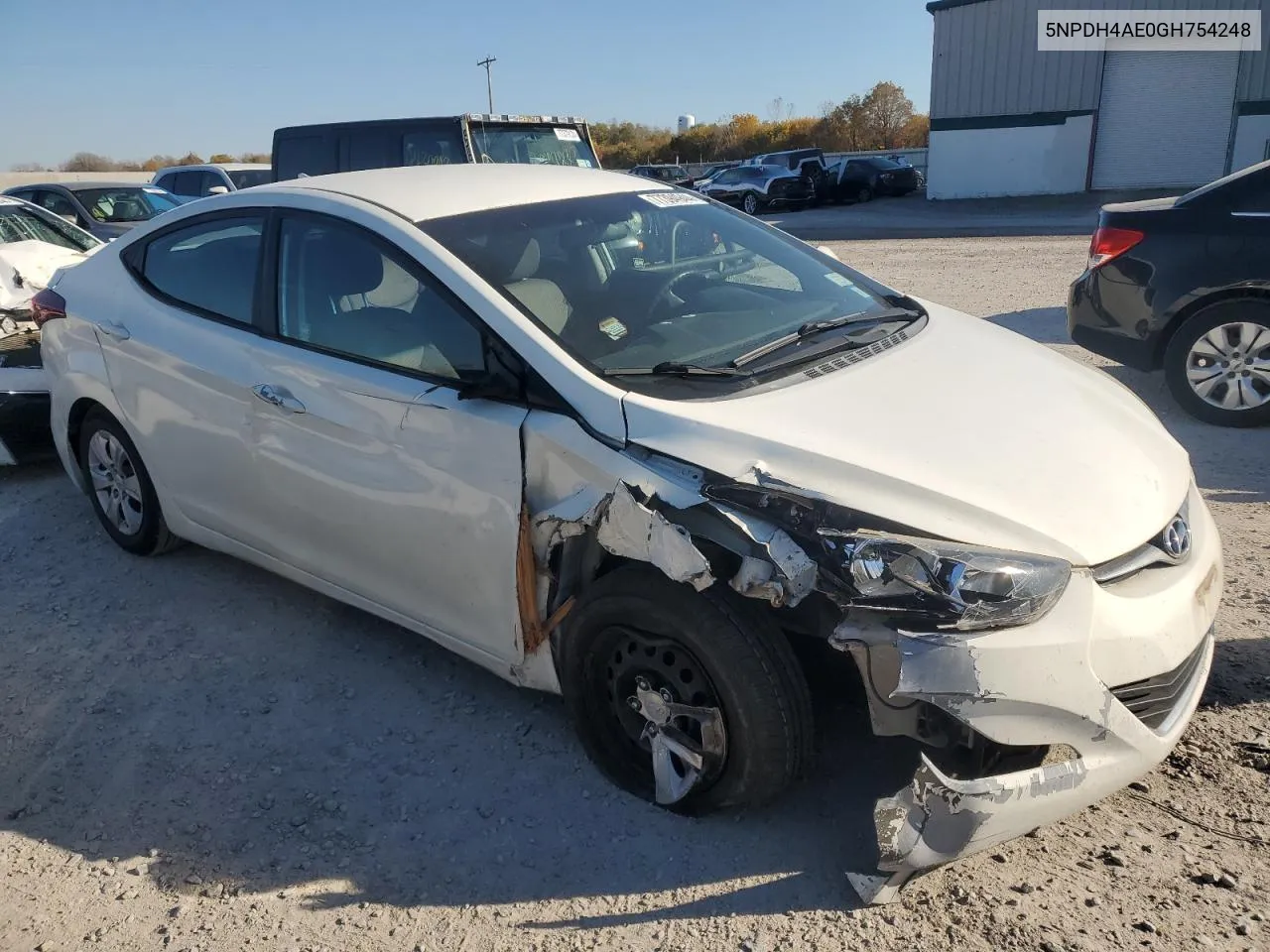 2016 Hyundai Elantra Se VIN: 5NPDH4AE0GH754248 Lot: 77394944