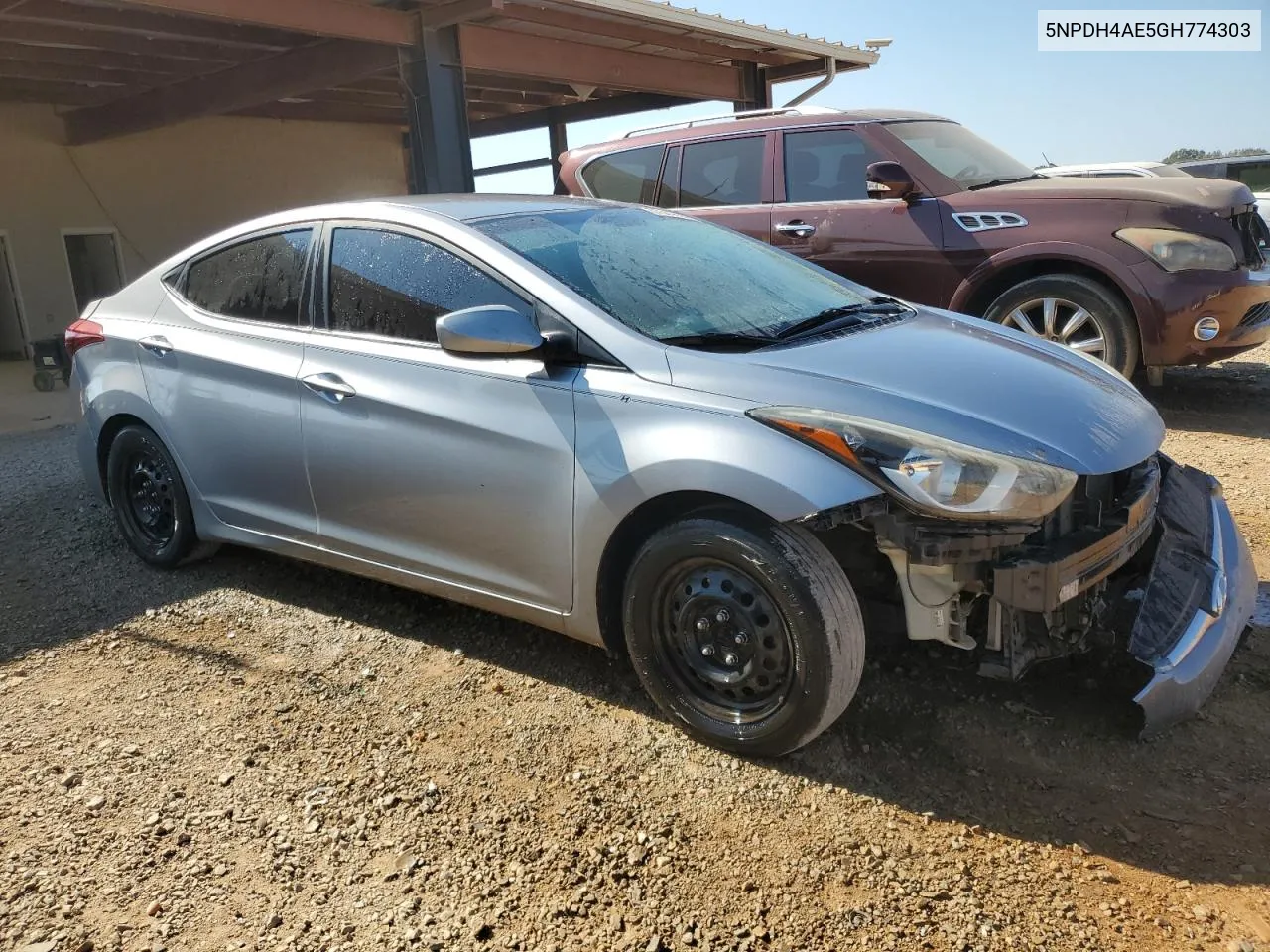 2016 Hyundai Elantra Se VIN: 5NPDH4AE5GH774303 Lot: 77541684