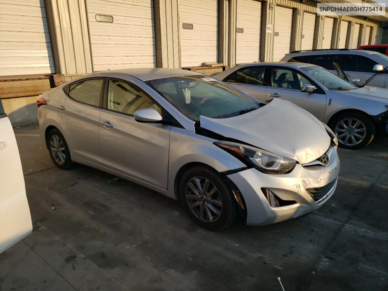 2016 Hyundai Elantra Se VIN: 5NPDH4AE8GH775414 Lot: 77864714