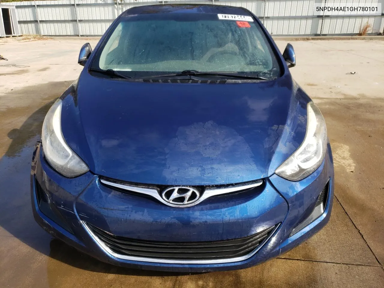 2016 Hyundai Elantra Se VIN: 5NPDH4AE1GH780101 Lot: 77873444