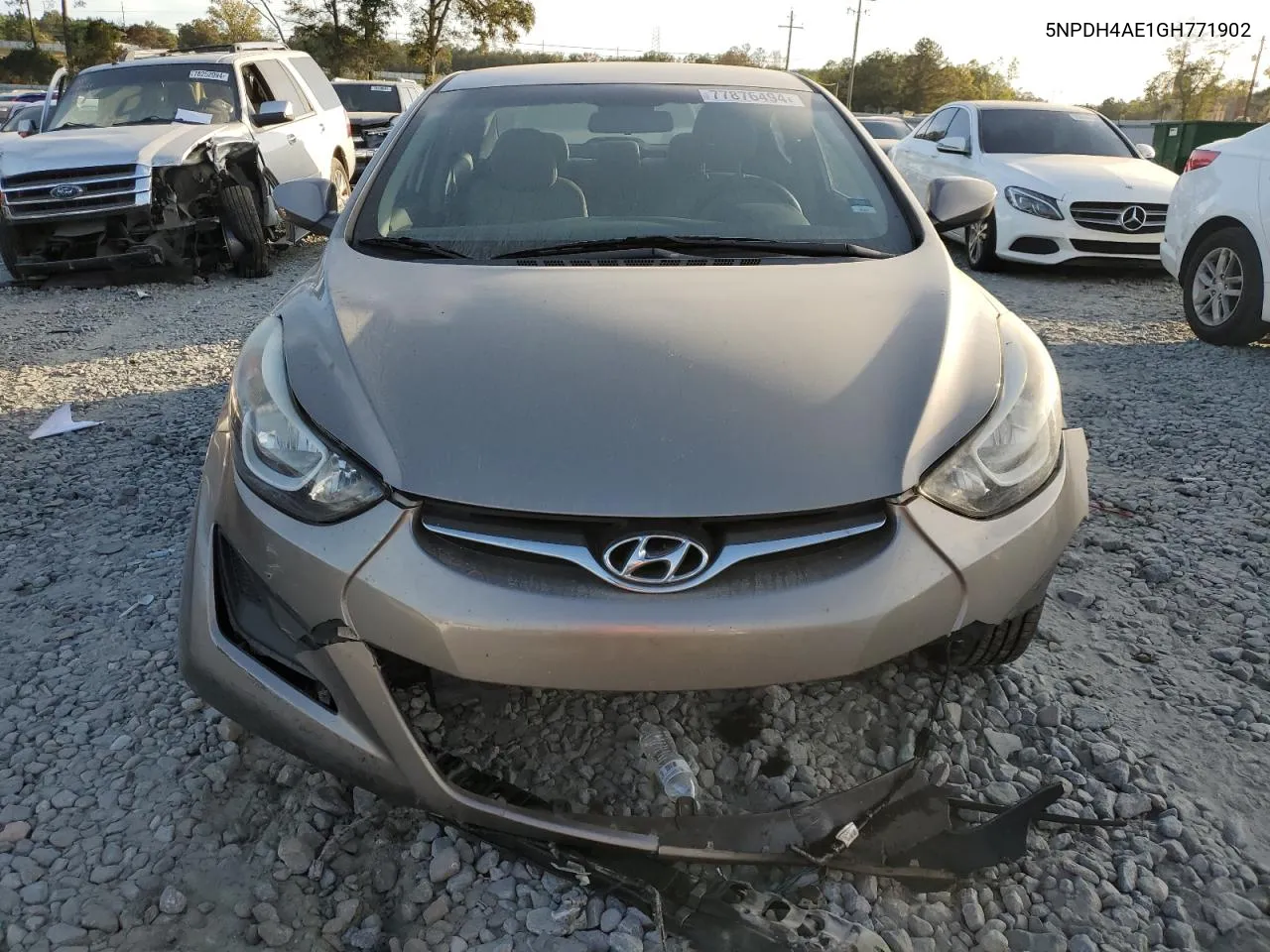 2016 Hyundai Elantra Se VIN: 5NPDH4AE1GH771902 Lot: 77876494