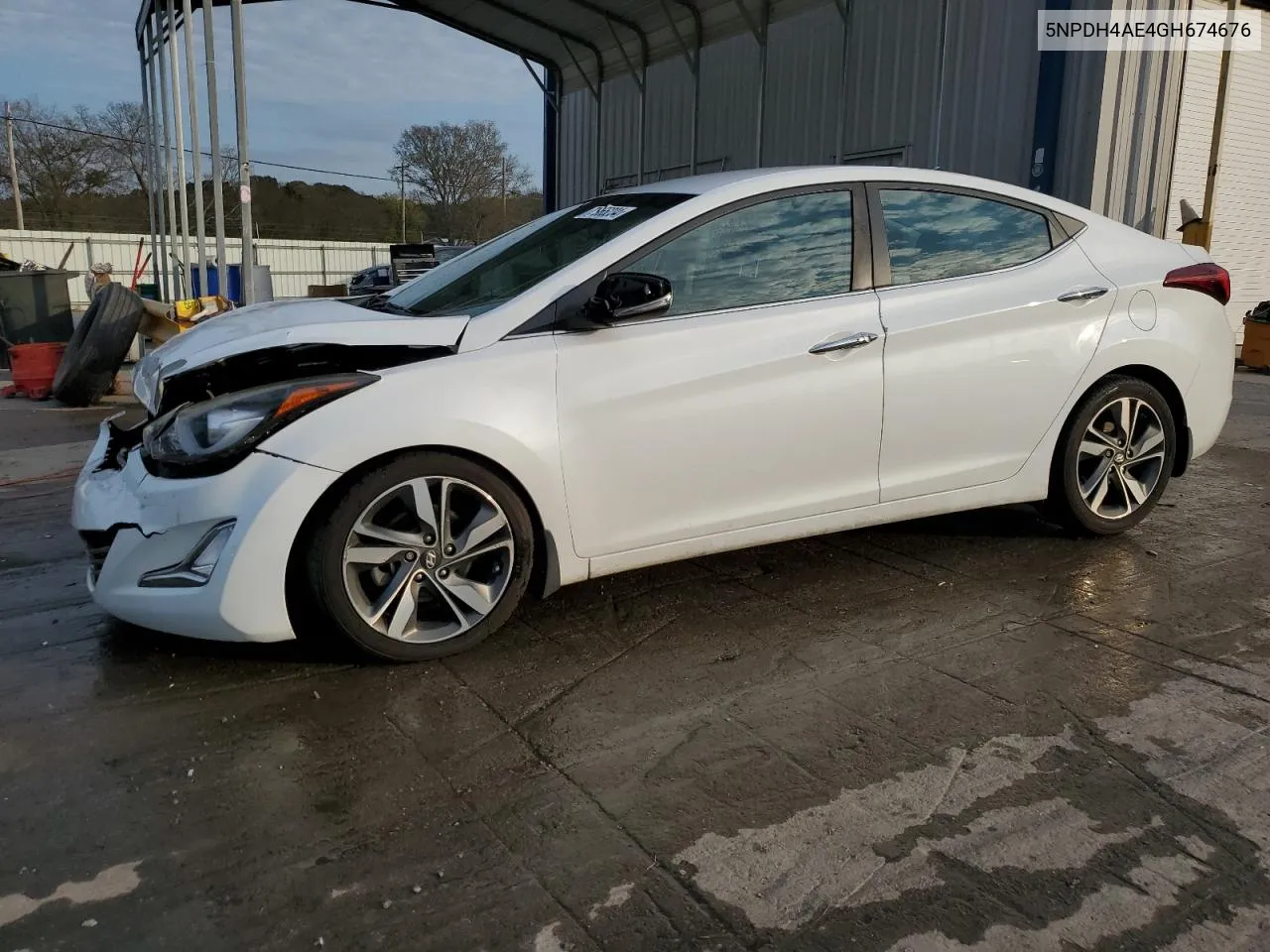 2016 Hyundai Elantra Se VIN: 5NPDH4AE4GH674676 Lot: 77965234