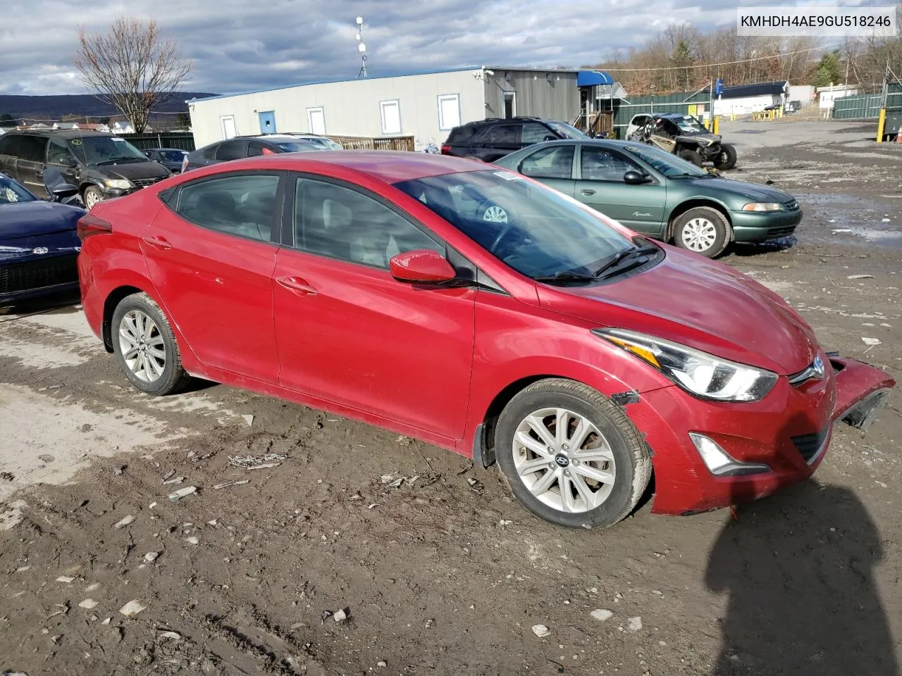 2016 Hyundai Elantra Se VIN: KMHDH4AE9GU518246 Lot: 79182044