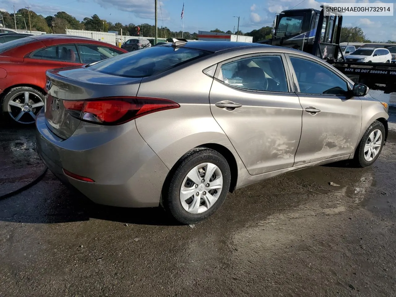 5NPDH4AE0GH732914 2016 Hyundai Elantra Se