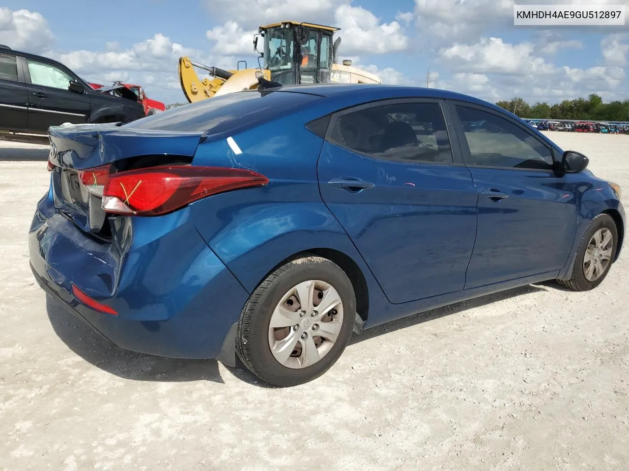 2016 Hyundai Elantra Se VIN: KMHDH4AE9GU512897 Lot: 80073254