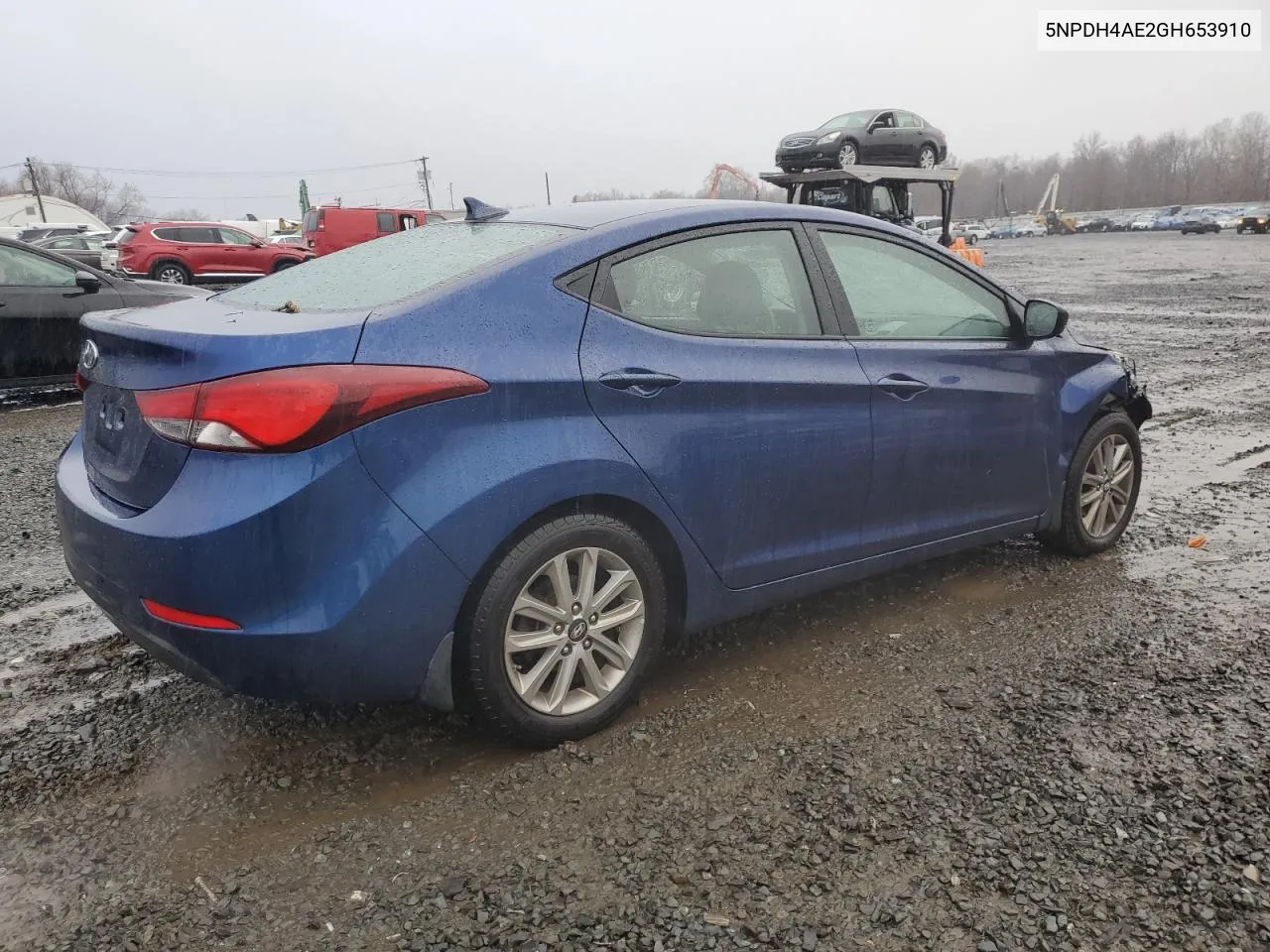 2016 Hyundai Elantra Se VIN: 5NPDH4AE2GH653910 Lot: 81669414