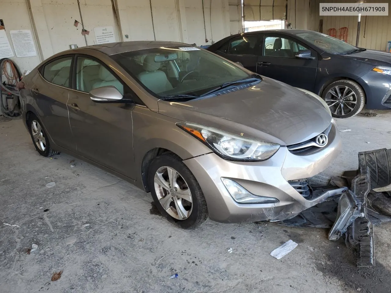 2016 Hyundai Elantra Se VIN: 5NPDH4AE6GH671908 Lot: 82502693