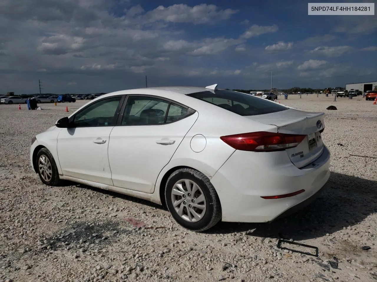 2017 Hyundai Elantra Se VIN: 5NPD74LF4HH184281 Lot: 43521474