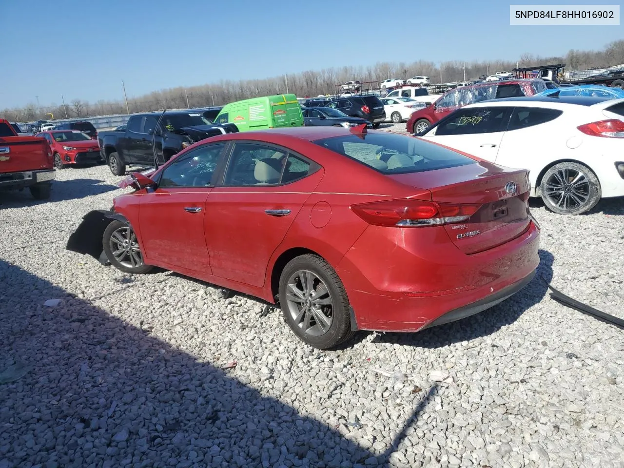 5NPD84LF8HH016902 2017 Hyundai Elantra Se