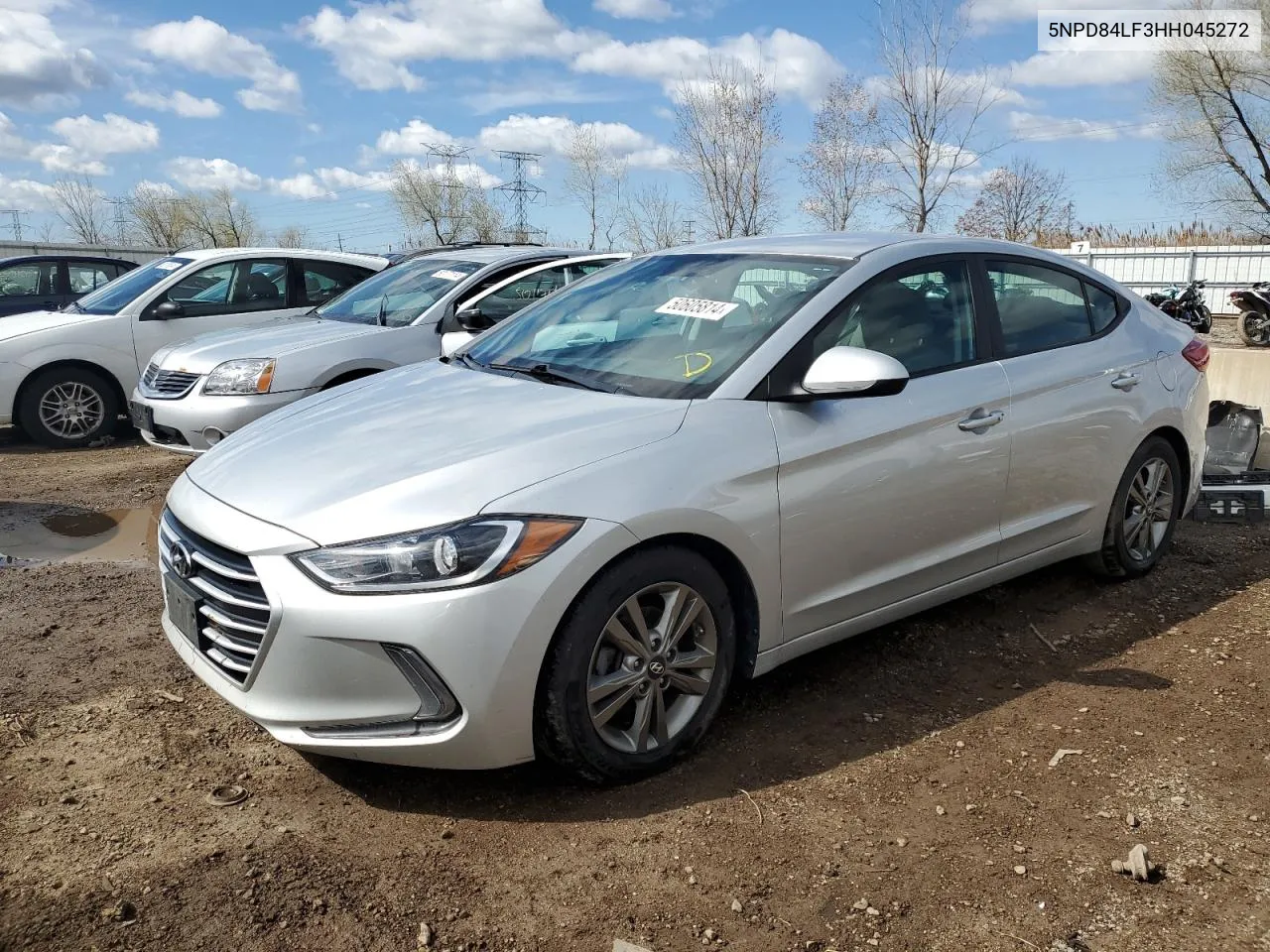 2017 Hyundai Elantra Se VIN: 5NPD84LF3HH045272 Lot: 50605814