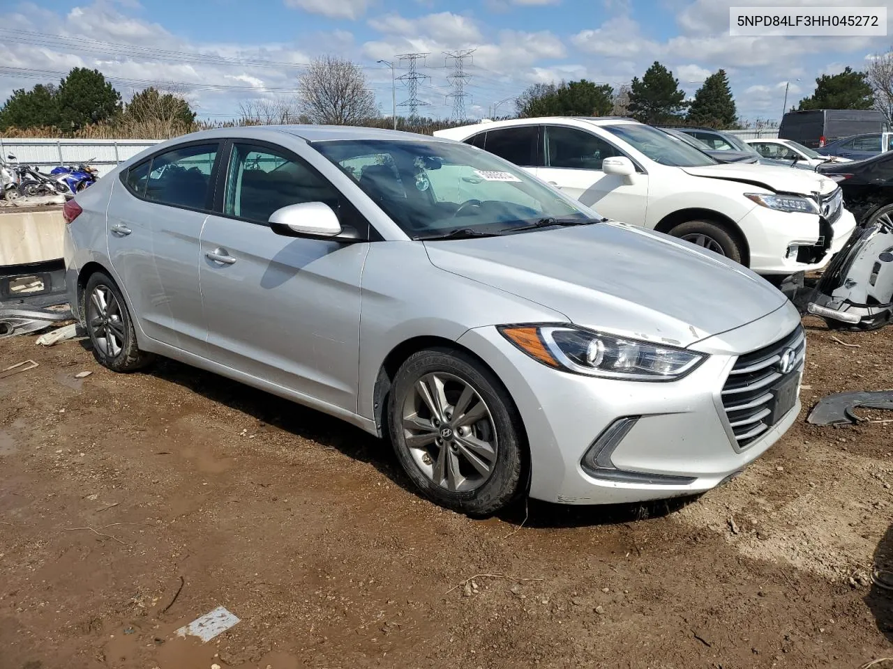 2017 Hyundai Elantra Se VIN: 5NPD84LF3HH045272 Lot: 50605814