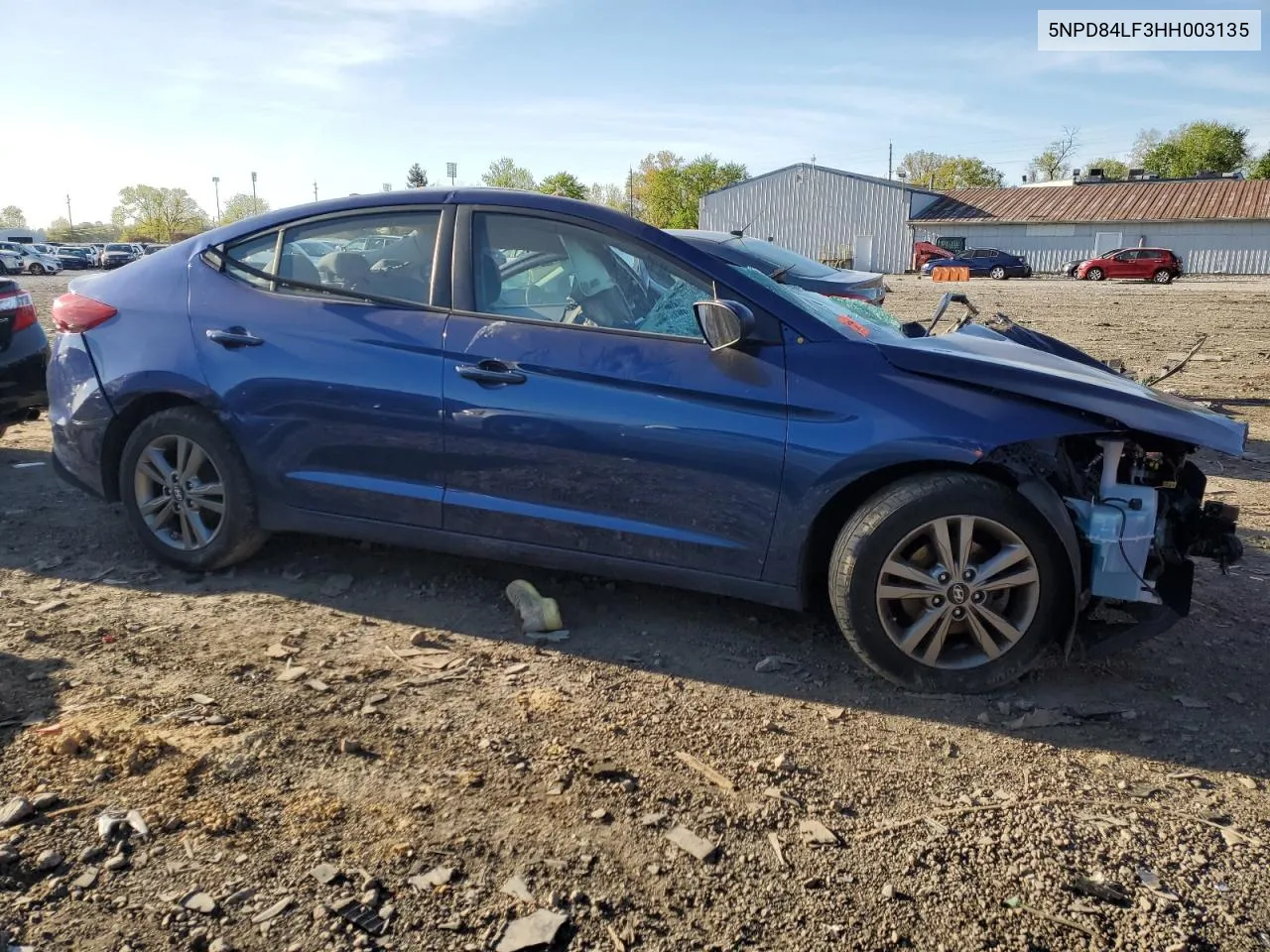 2017 Hyundai Elantra Se VIN: 5NPD84LF3HH003135 Lot: 51767464