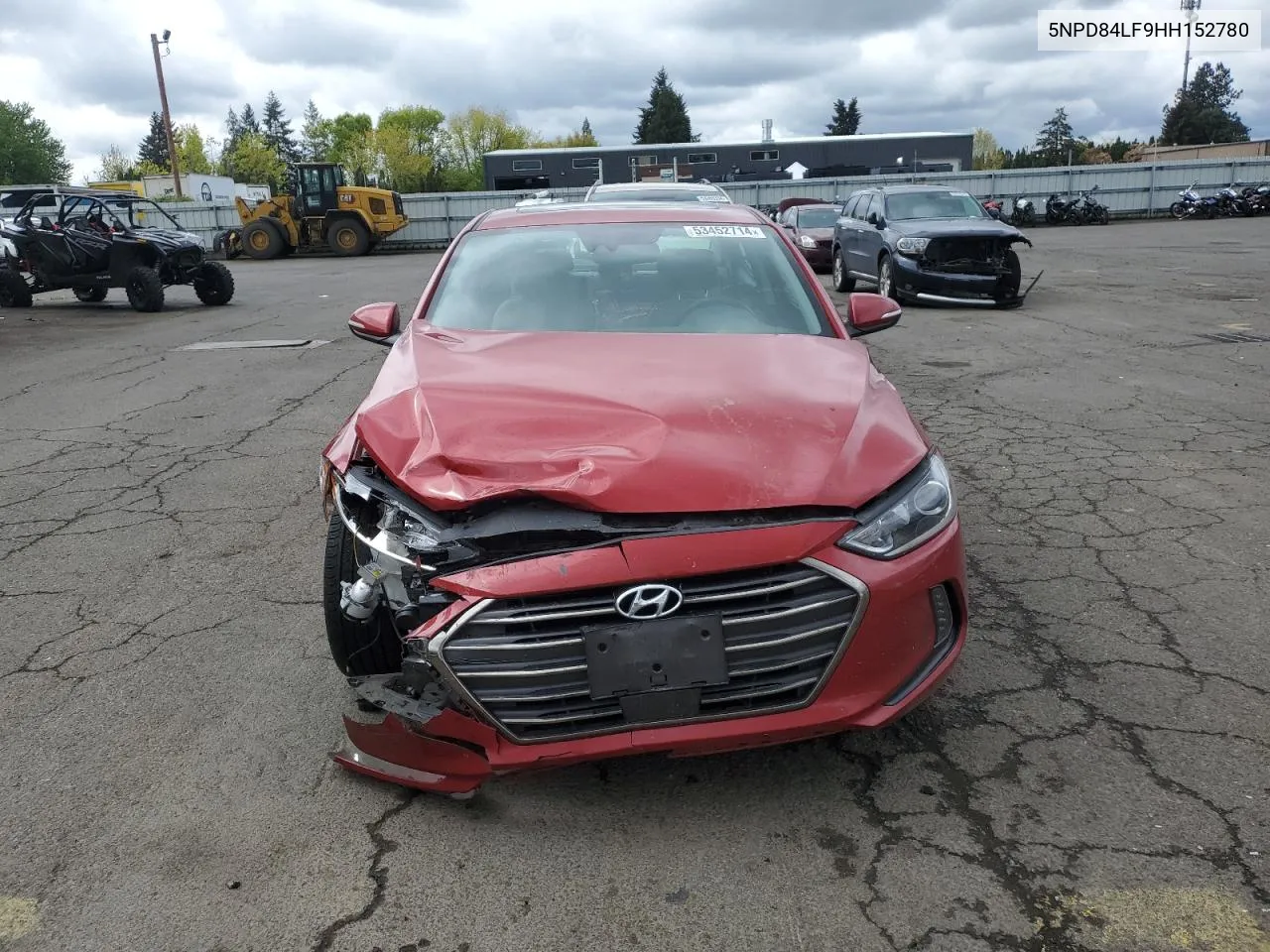 5NPD84LF9HH152780 2017 Hyundai Elantra Se