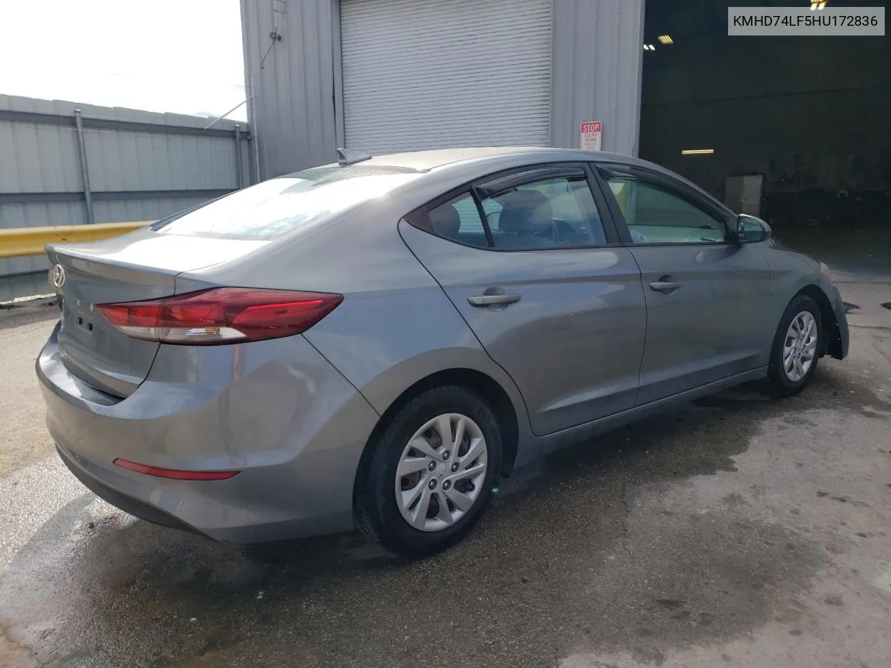 KMHD74LF5HU172836 2017 Hyundai Elantra Se