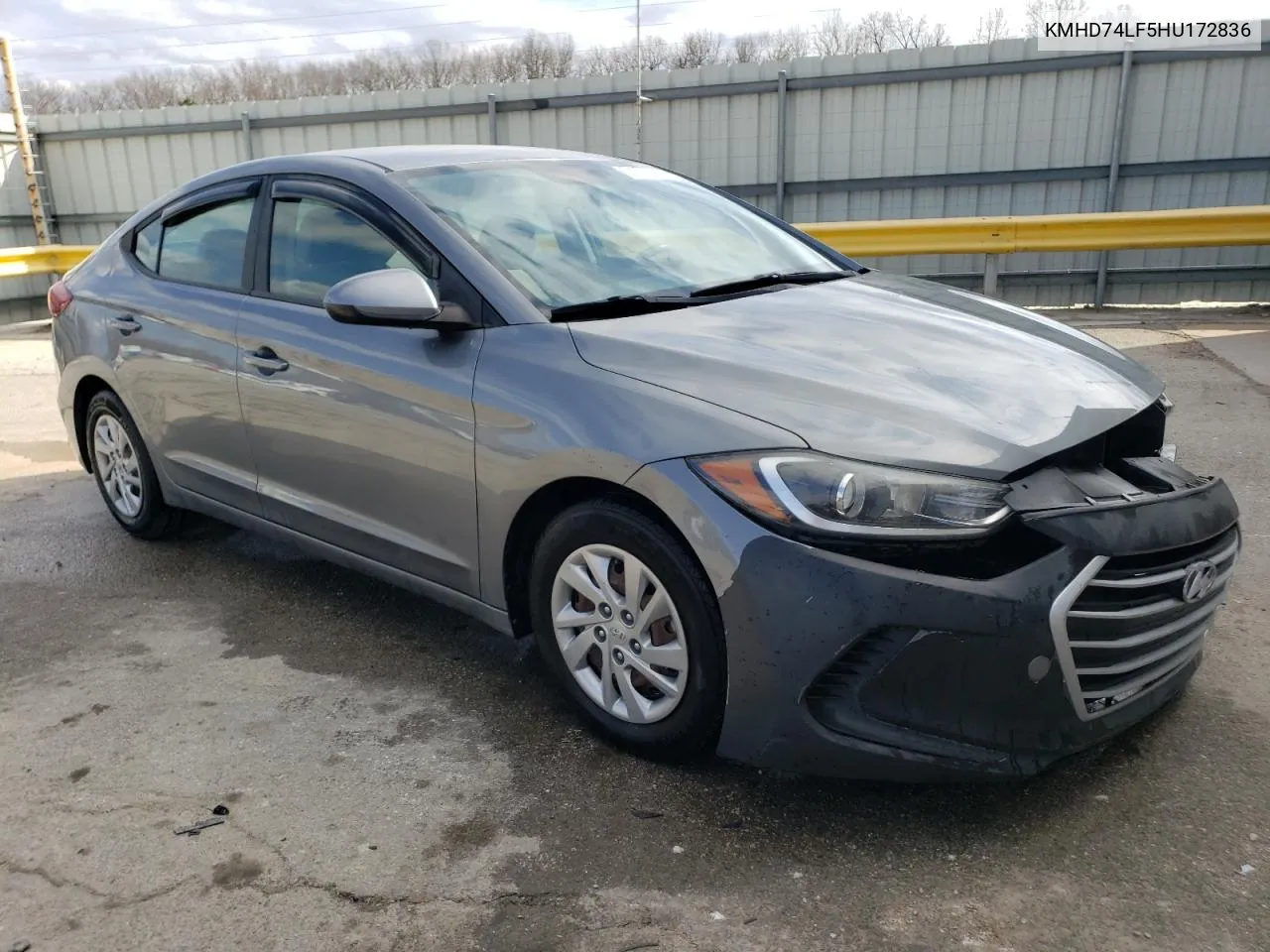 2017 Hyundai Elantra Se VIN: KMHD74LF5HU172836 Lot: 54240024