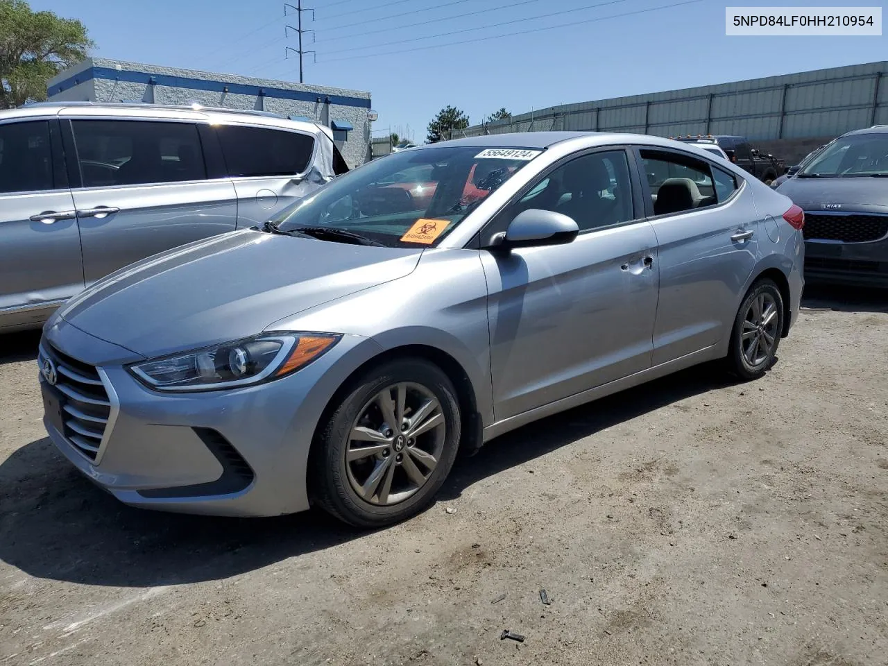 5NPD84LF0HH210954 2017 Hyundai Elantra Se