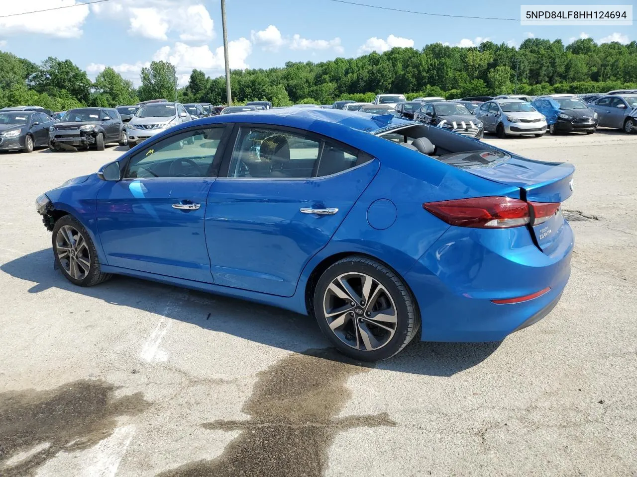 2017 Hyundai Elantra Se VIN: 5NPD84LF8HH124694 Lot: 55851524