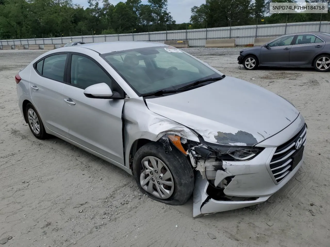 5NPD74LF7HH184758 2017 Hyundai Elantra Se