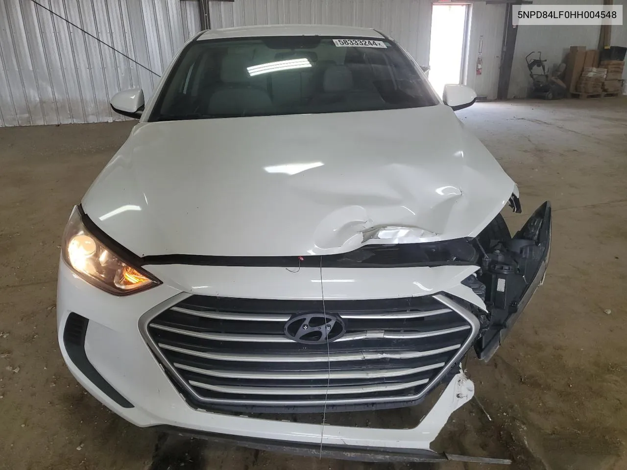 2017 Hyundai Elantra Se VIN: 5NPD84LF0HH004548 Lot: 58333244