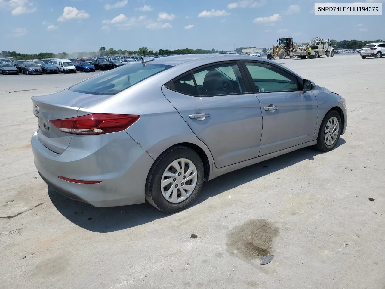 5NPD74LF4HH194079 2017 Hyundai Elantra Se