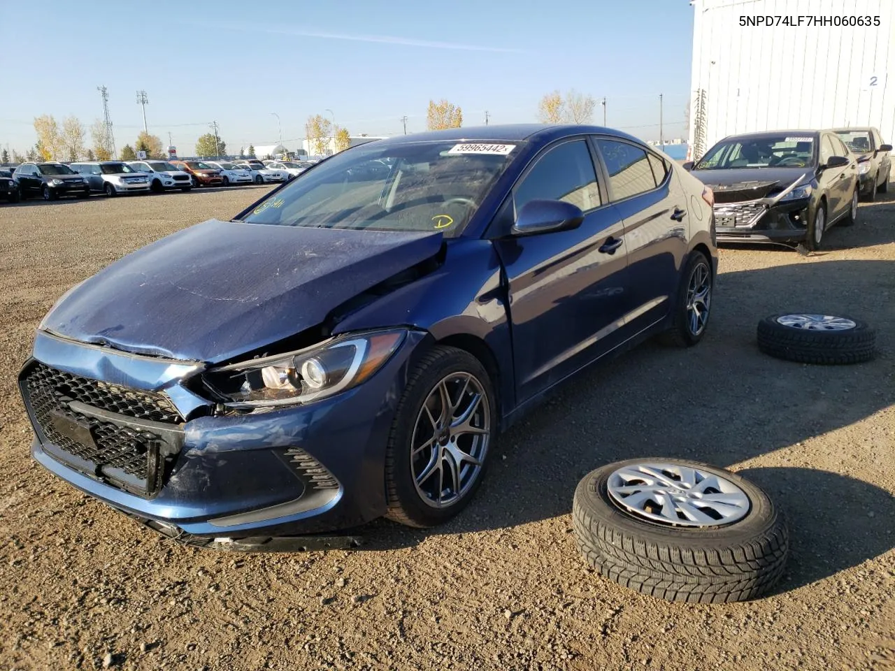 5NPD74LF7HH060635 2017 Hyundai Elantra Se