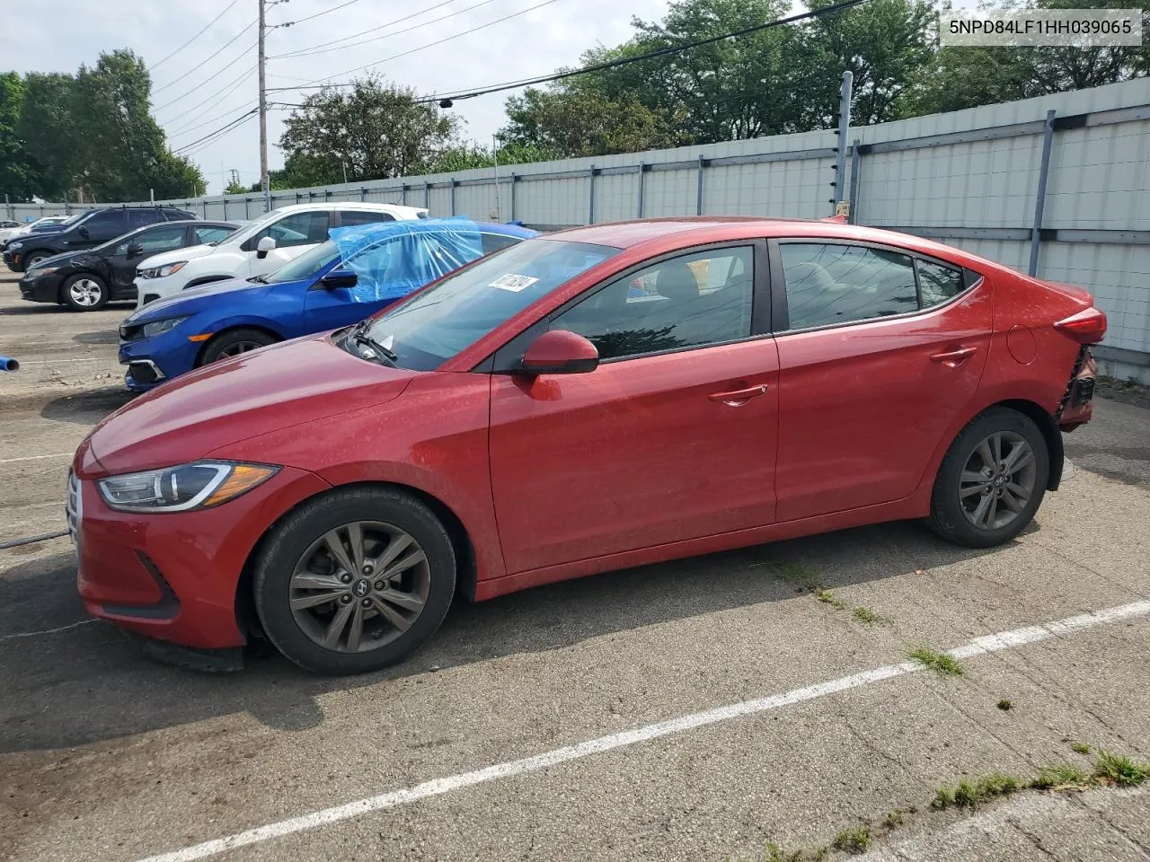 5NPD84LF1HH039065 2017 Hyundai Elantra Se