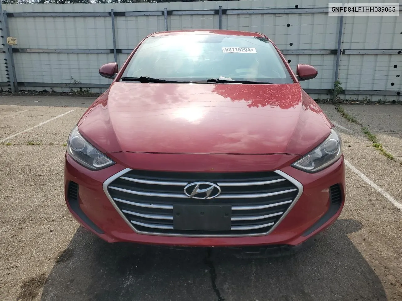 5NPD84LF1HH039065 2017 Hyundai Elantra Se