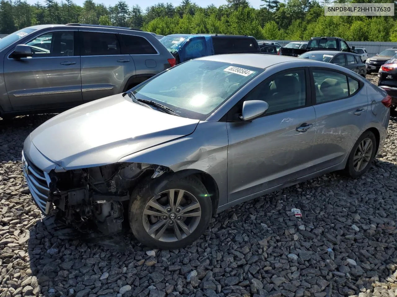 2017 Hyundai Elantra Se VIN: 5NPD84LF2HH117630 Lot: 60390584