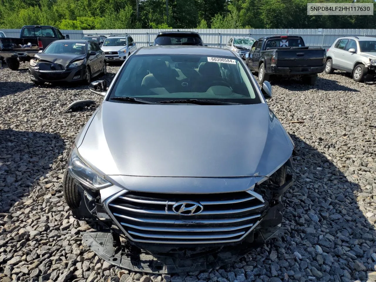 2017 Hyundai Elantra Se VIN: 5NPD84LF2HH117630 Lot: 60390584