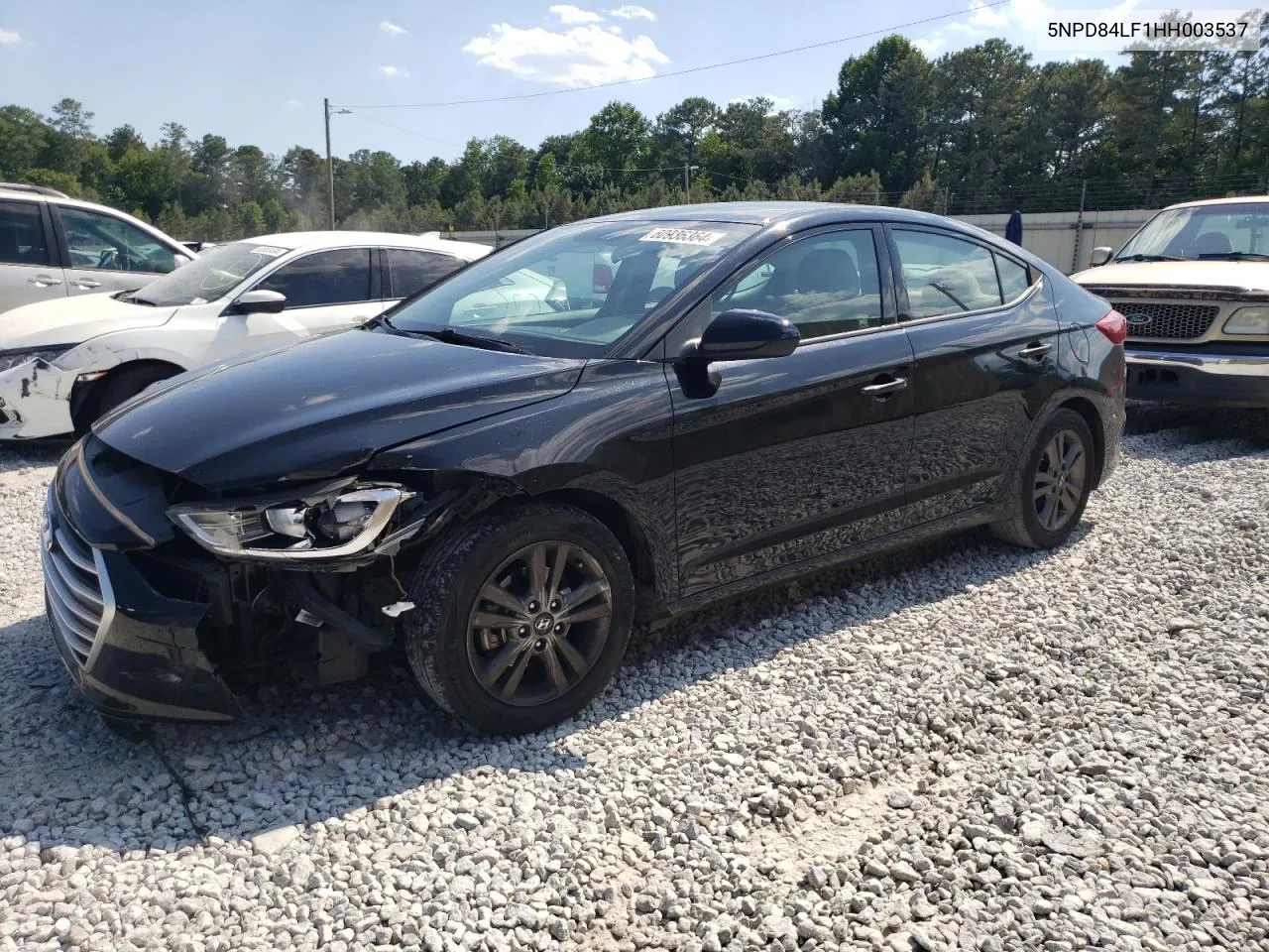 5NPD84LF1HH003537 2017 Hyundai Elantra Se