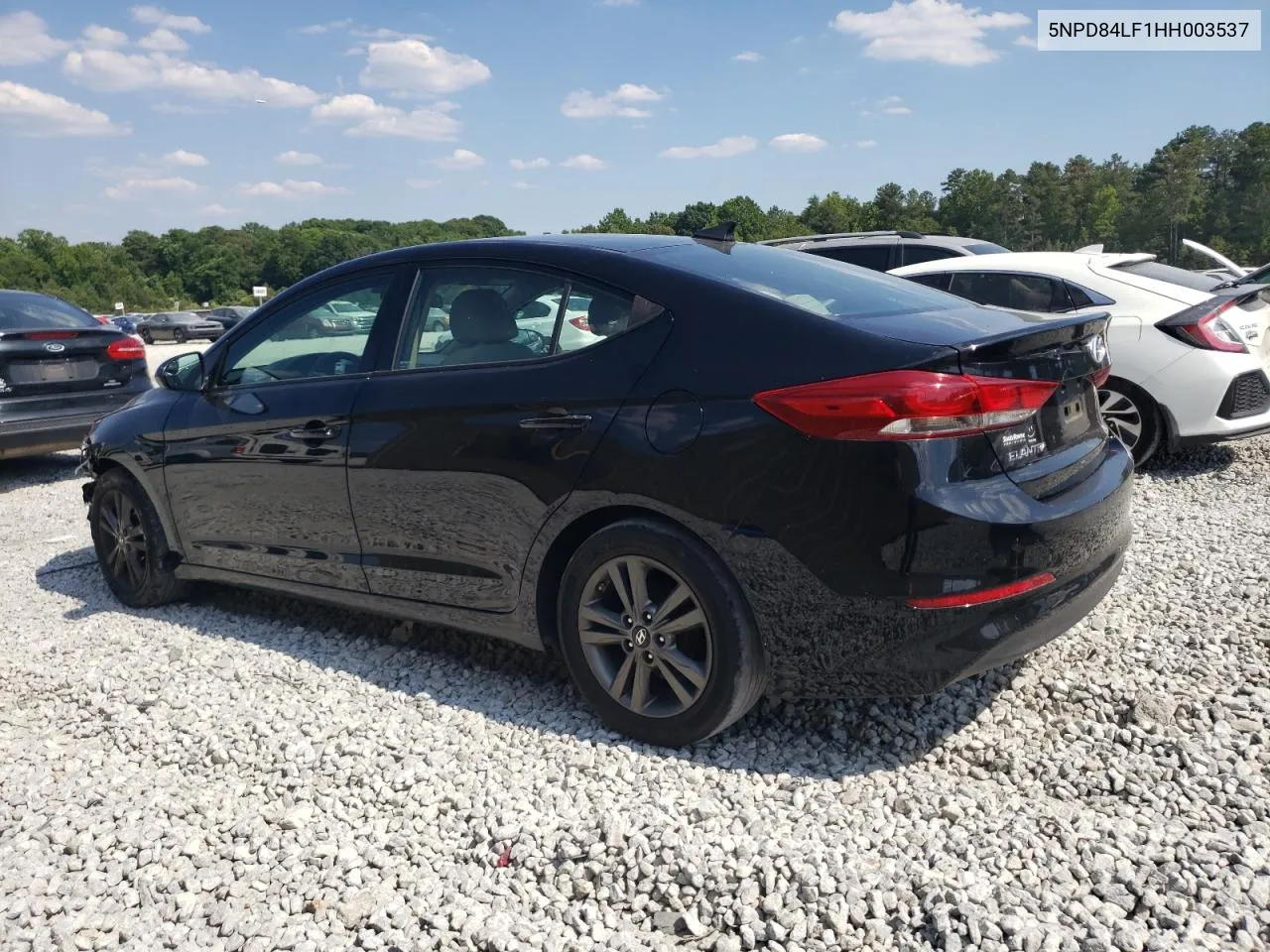 5NPD84LF1HH003537 2017 Hyundai Elantra Se