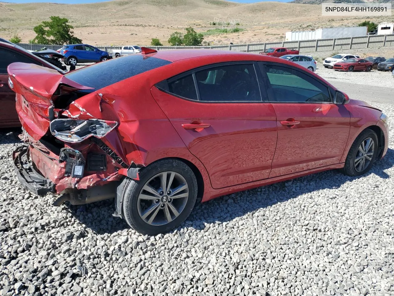 2017 Hyundai Elantra Se VIN: 5NPD84LF4HH169891 Lot: 60965424