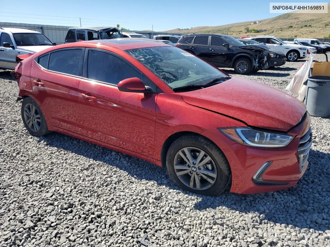 2017 Hyundai Elantra Se VIN: 5NPD84LF4HH169891 Lot: 60965424