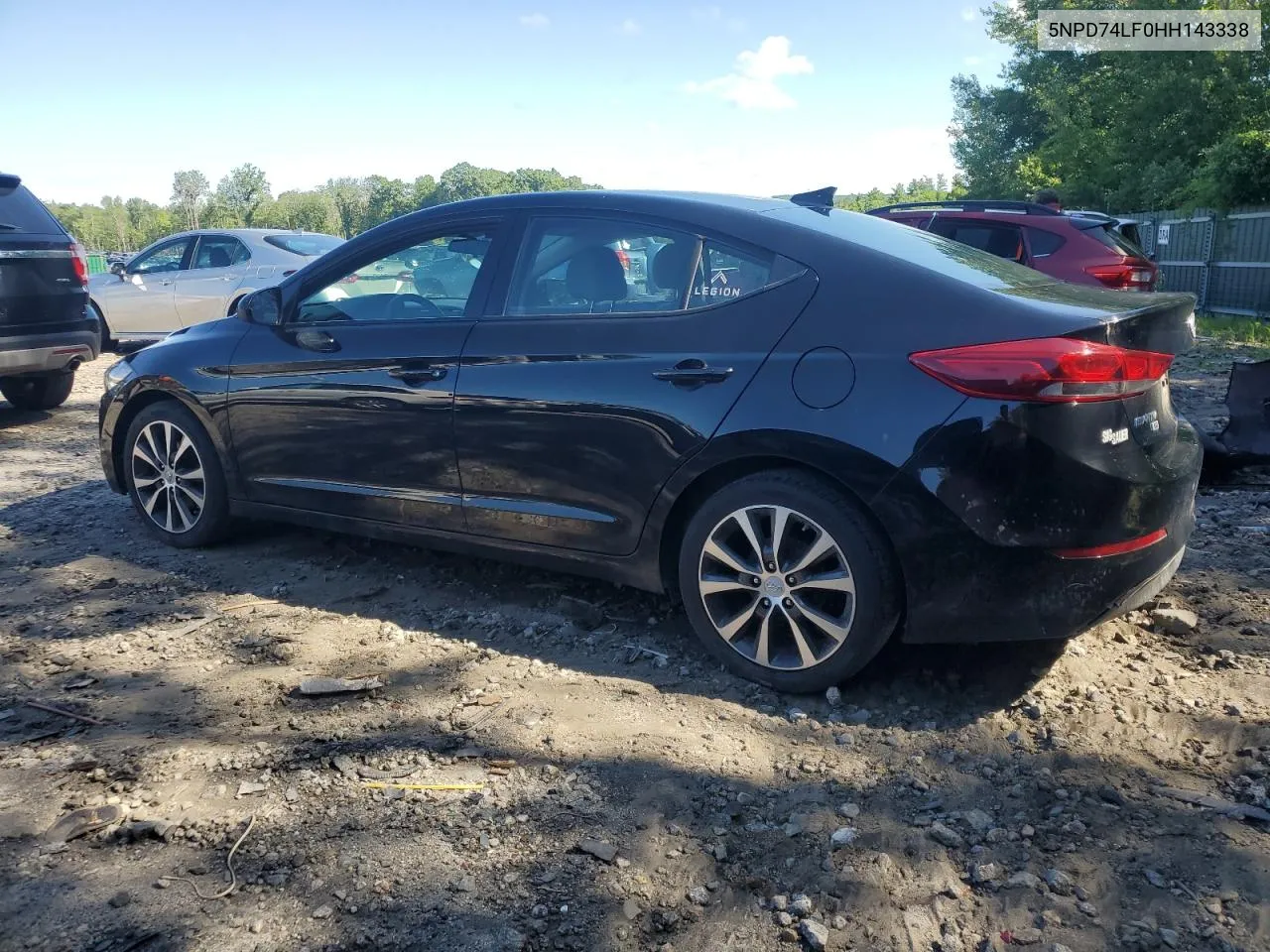 2017 Hyundai Elantra Se VIN: 5NPD74LF0HH143338 Lot: 61211884