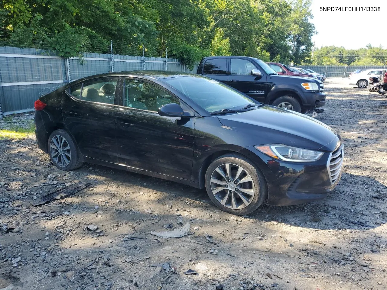 2017 Hyundai Elantra Se VIN: 5NPD74LF0HH143338 Lot: 61211884