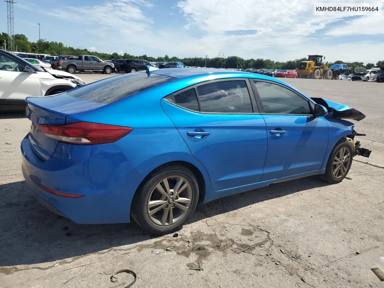 2017 Hyundai Elantra Se VIN: KMHD84LF7HU159664 Lot: 61770354