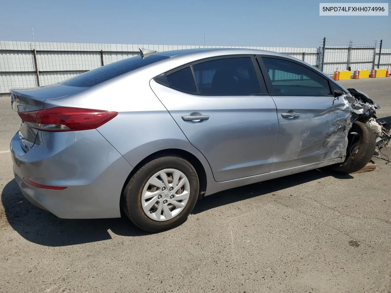 5NPD74LFXHH074996 2017 Hyundai Elantra Se