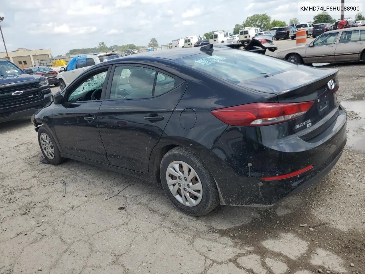 2017 Hyundai Elantra Se VIN: KMHD74LF6HU088900 Lot: 62394814