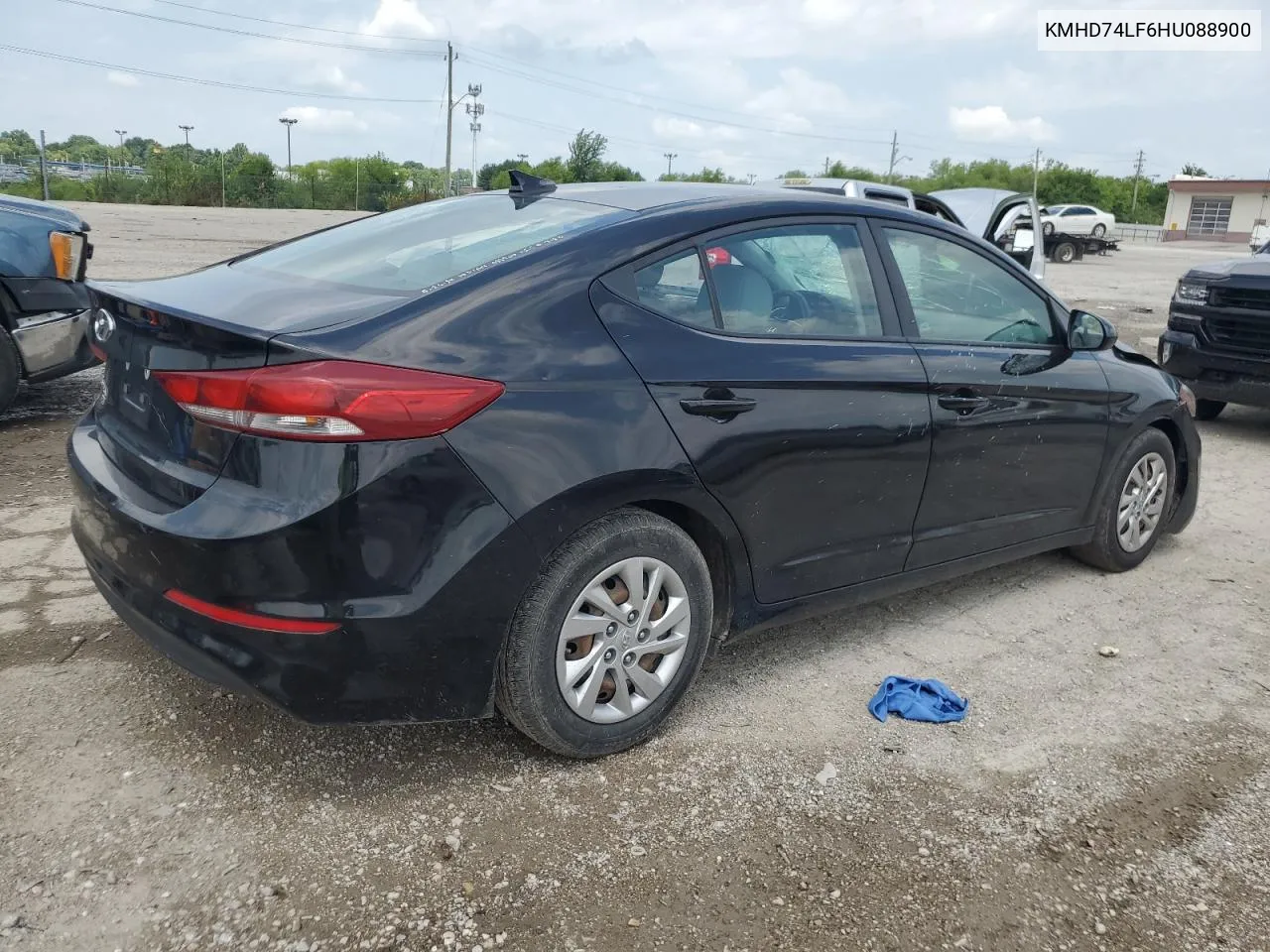 KMHD74LF6HU088900 2017 Hyundai Elantra Se