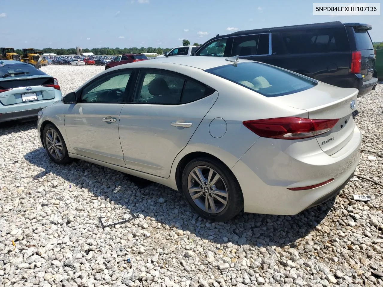 2017 Hyundai Elantra Se VIN: 5NPD84LFXHH107136 Lot: 62919524