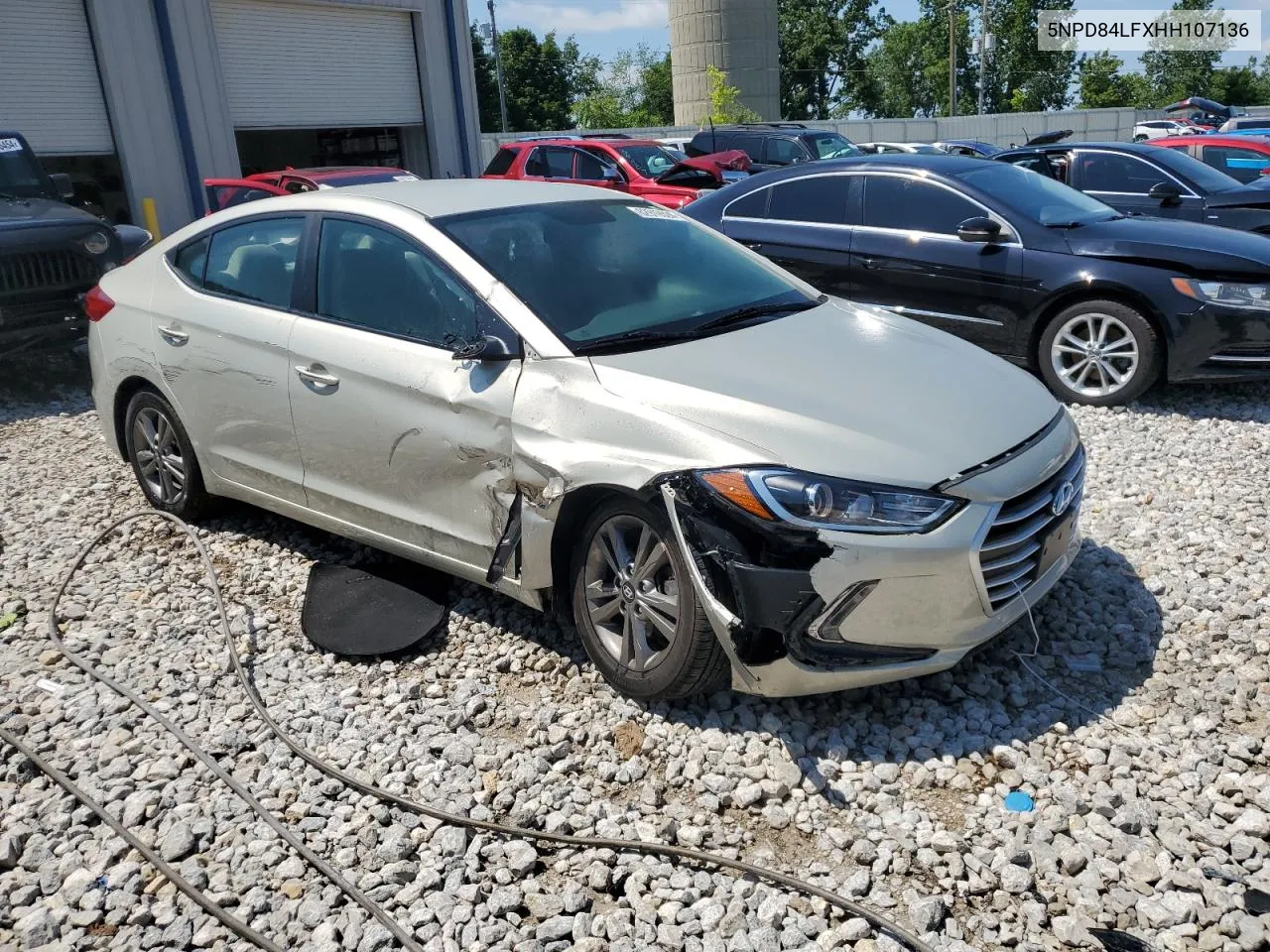 2017 Hyundai Elantra Se VIN: 5NPD84LFXHH107136 Lot: 62919524