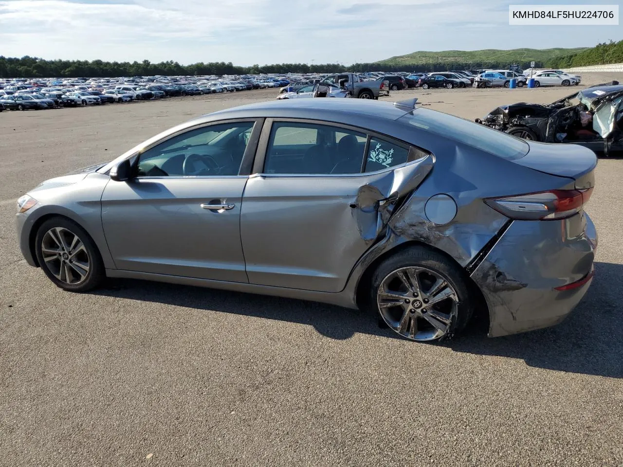 2017 Hyundai Elantra Se VIN: KMHD84LF5HU224706 Lot: 63784413