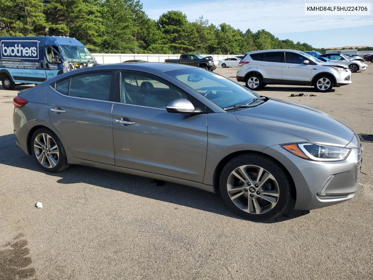 2017 Hyundai Elantra Se VIN: KMHD84LF5HU224706 Lot: 63784413