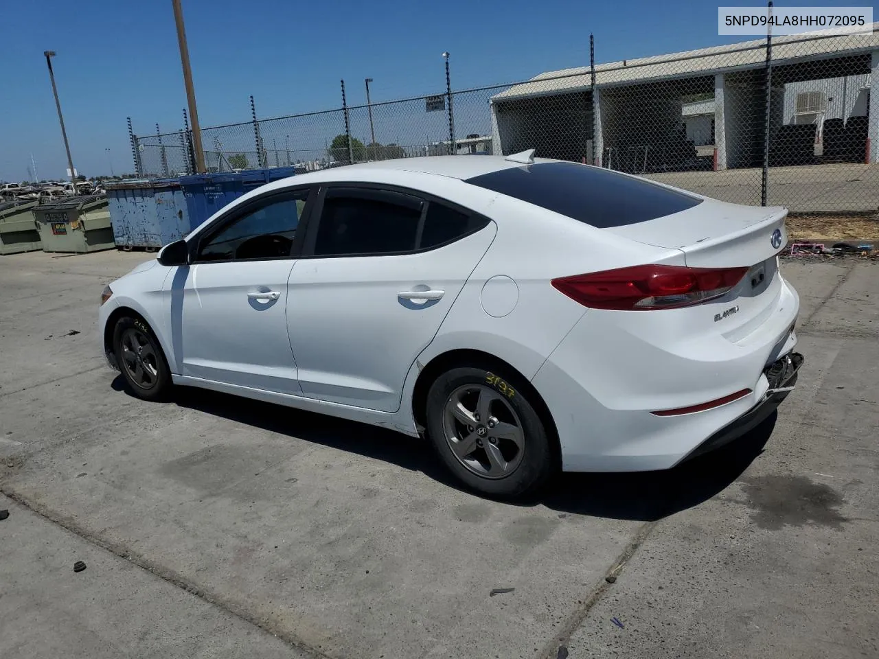 5NPD94LA8HH072095 2017 Hyundai Elantra Eco