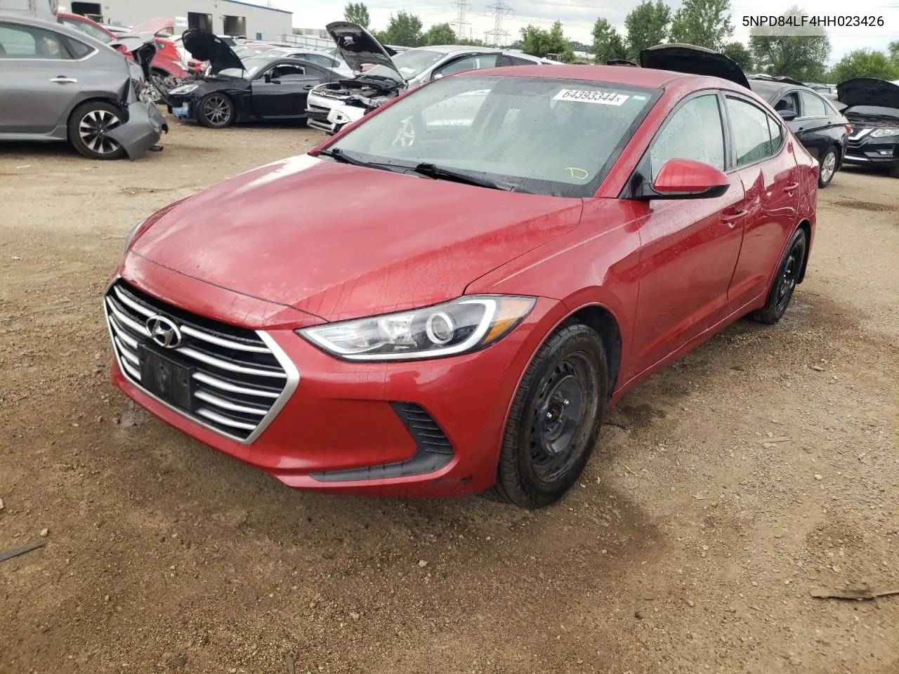 5NPD84LF4HH023426 2017 Hyundai Elantra Se