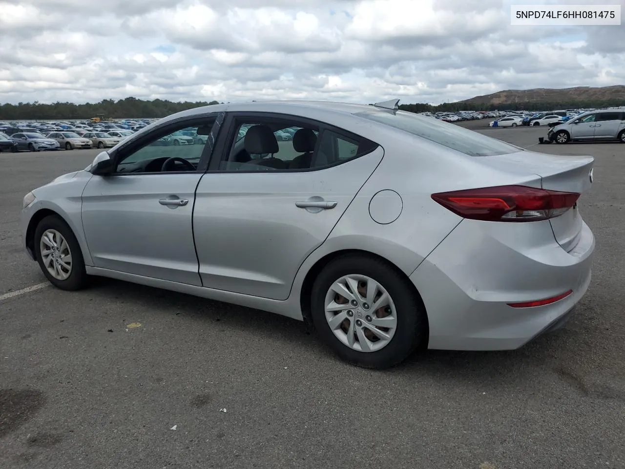 5NPD74LF6HH081475 2017 Hyundai Elantra Se